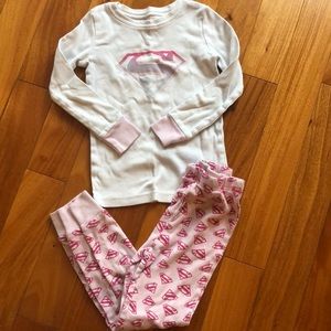 Little girl superhero PJs🖤
